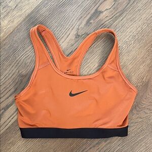 Nike Women's Vibrant Orange Sports Bra
